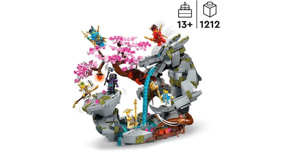 LEGO 71819 Ninjago Drachenstein Tempel Konstruktionsspielzeug