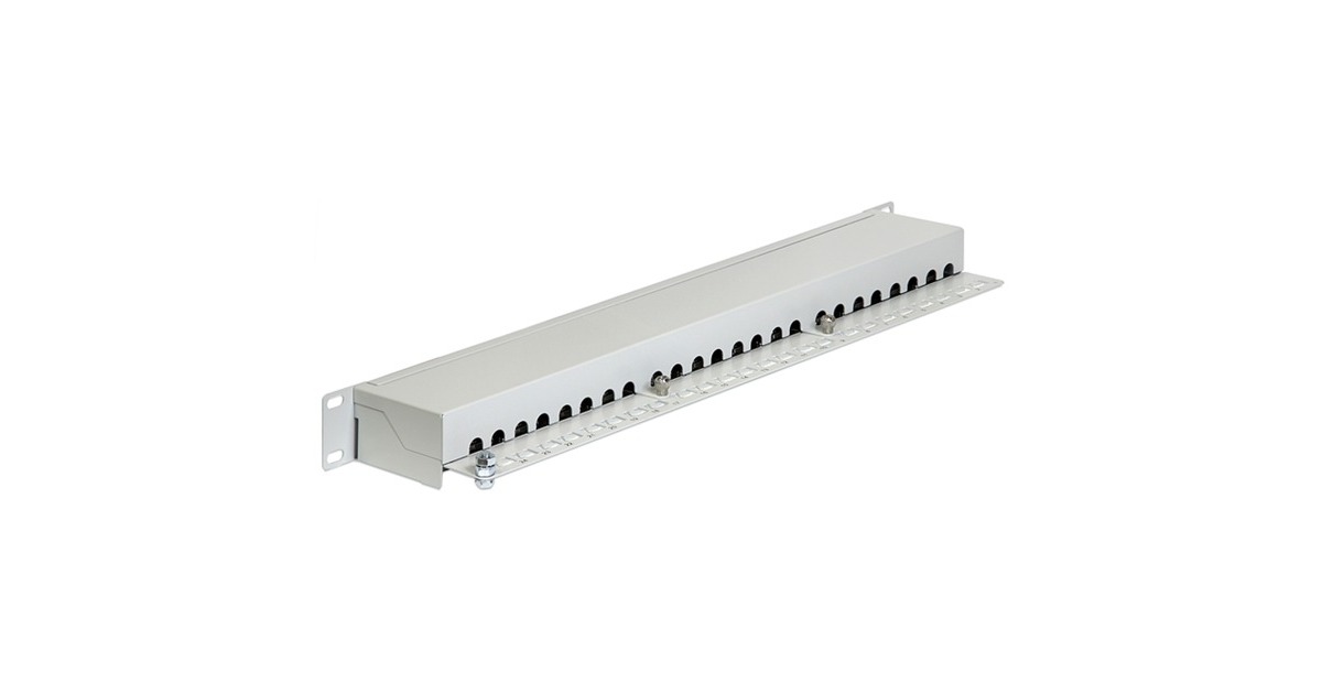 Delock Patchpanel Port Cat Grau He