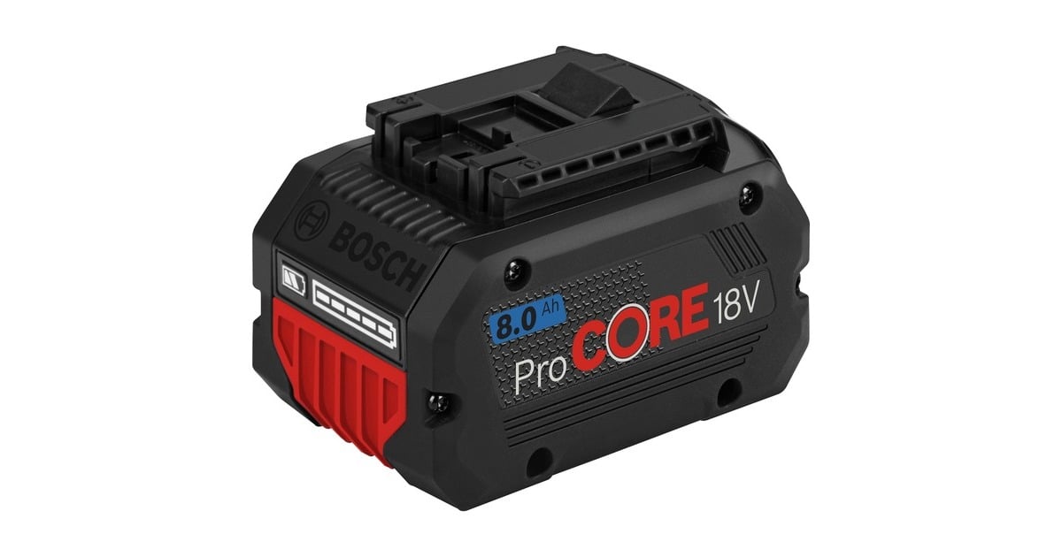 Bosch Professional Akku Procore V Ah Professional Schwarz Rot