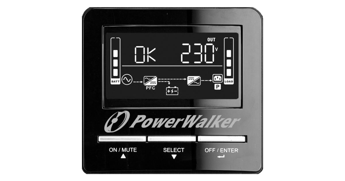 BlueWalker PowerWalker VI 1500 CW IEC USV Schwarz