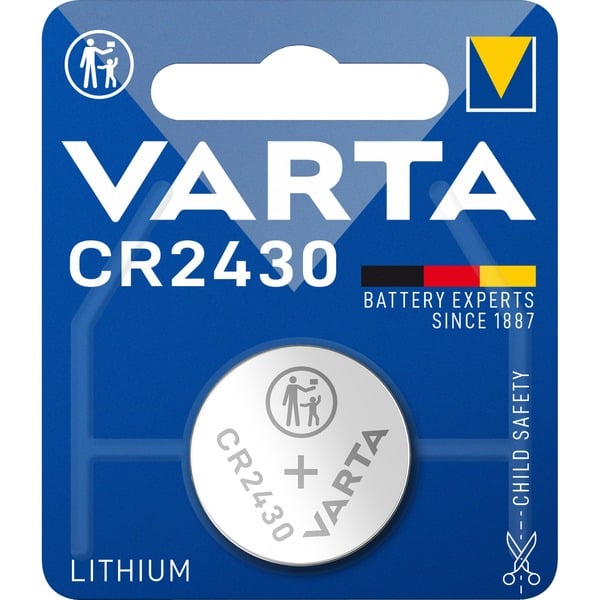 VARTA LITHIUM Coin CR2430 Batterie 1 Stück CR2430