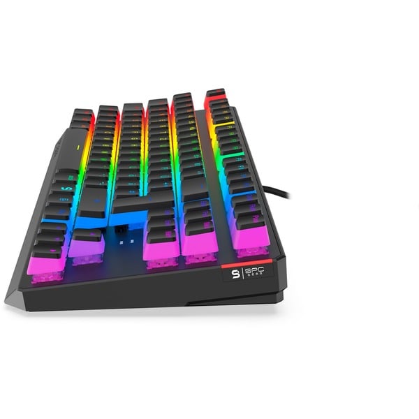 SPC Gear GK630K Tournament Gaming Tastatur Schwarz Transparent DE