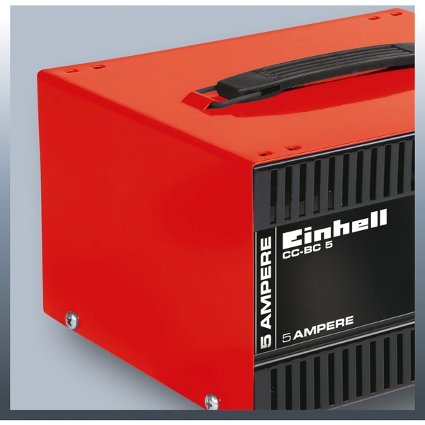 Einhell Batterie Ladegerät CC BC 5 rot schwarz für Kfz und