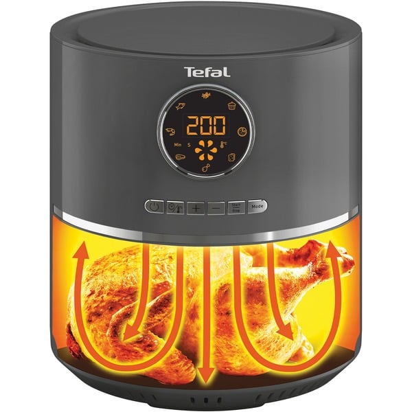 Tefal Ultra Fry Digital EY111B Heißluftfritteuse anthrazit grau