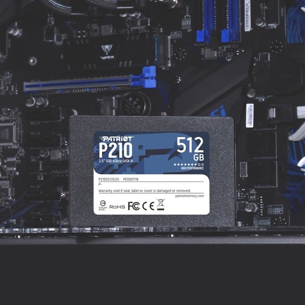 Patriot P210 512 GB SSD Schwarz SATA 6 Gb S 2 5