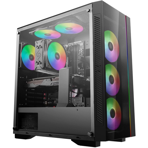 Deepcool Matrexx V Add Rgb Tower Geh Use Schwarz Tempered Glass