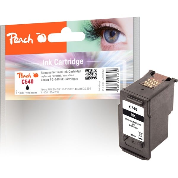 Peach Druckkopf Schwarz PI100 155 Tinte Kompatibel Zu Canon PG 540