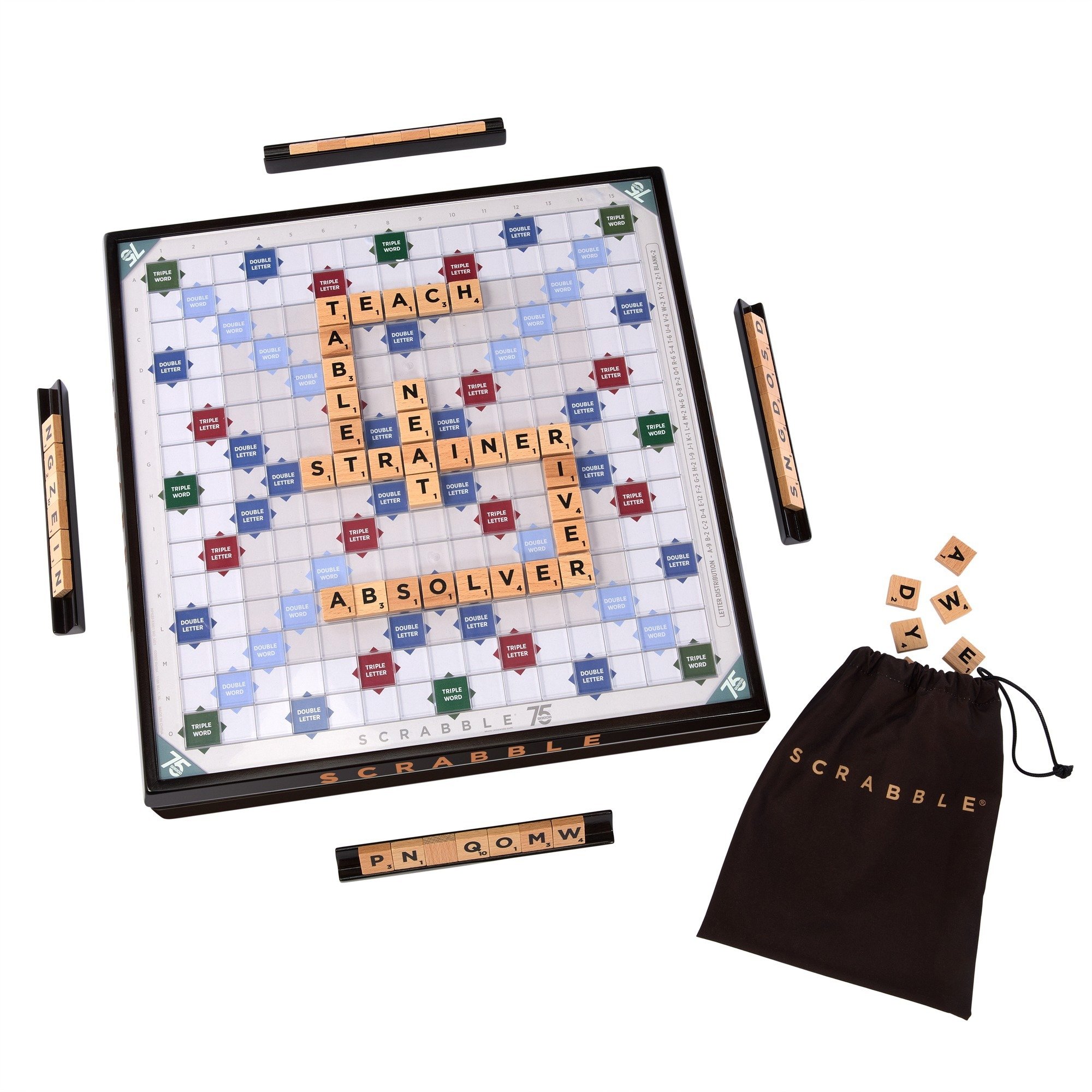 Mattel Games Scrabble 75th Anniversary Brettspiel