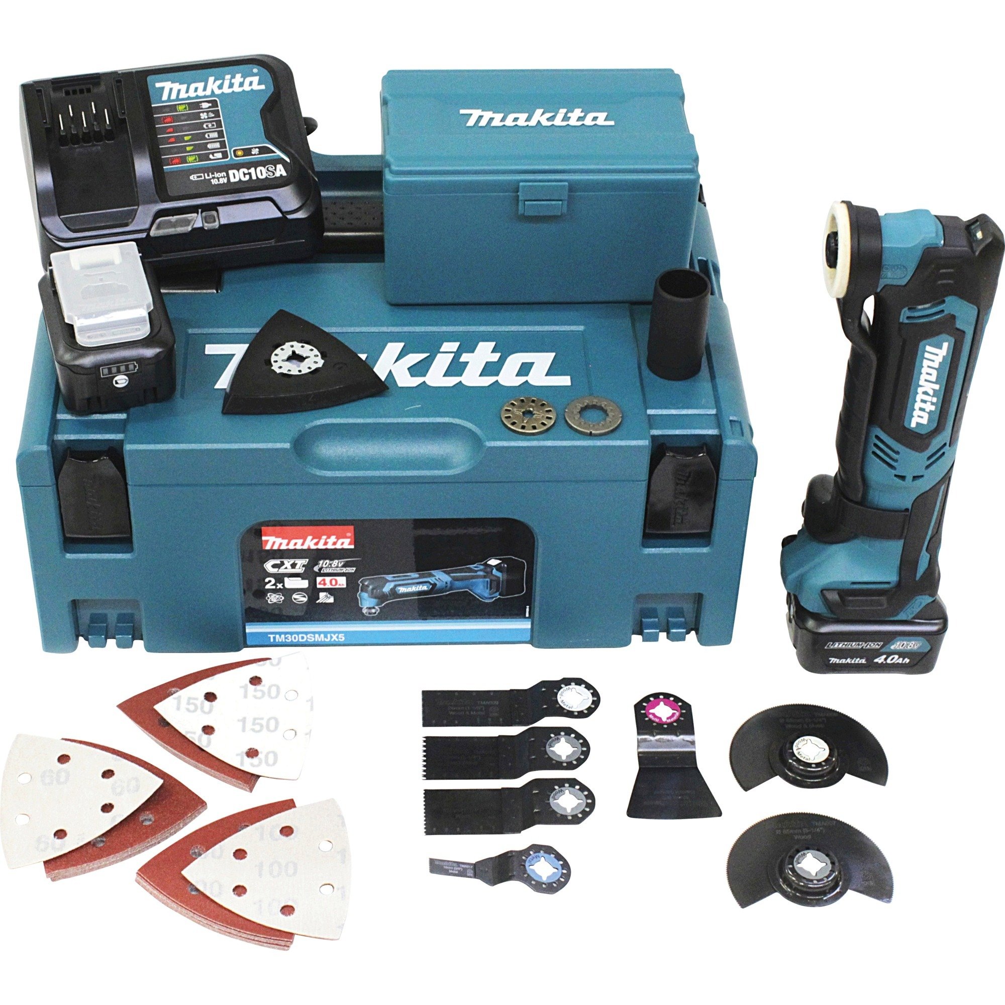 Makita Akku Multifunktions Werkzeug Tm Dsmjx Volt Blau Schwarz