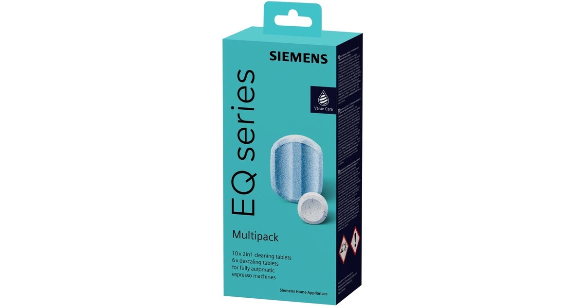 Siemens EQ. Series Multipack Reinigungs- und Entkalkungstabletten TZ80003A