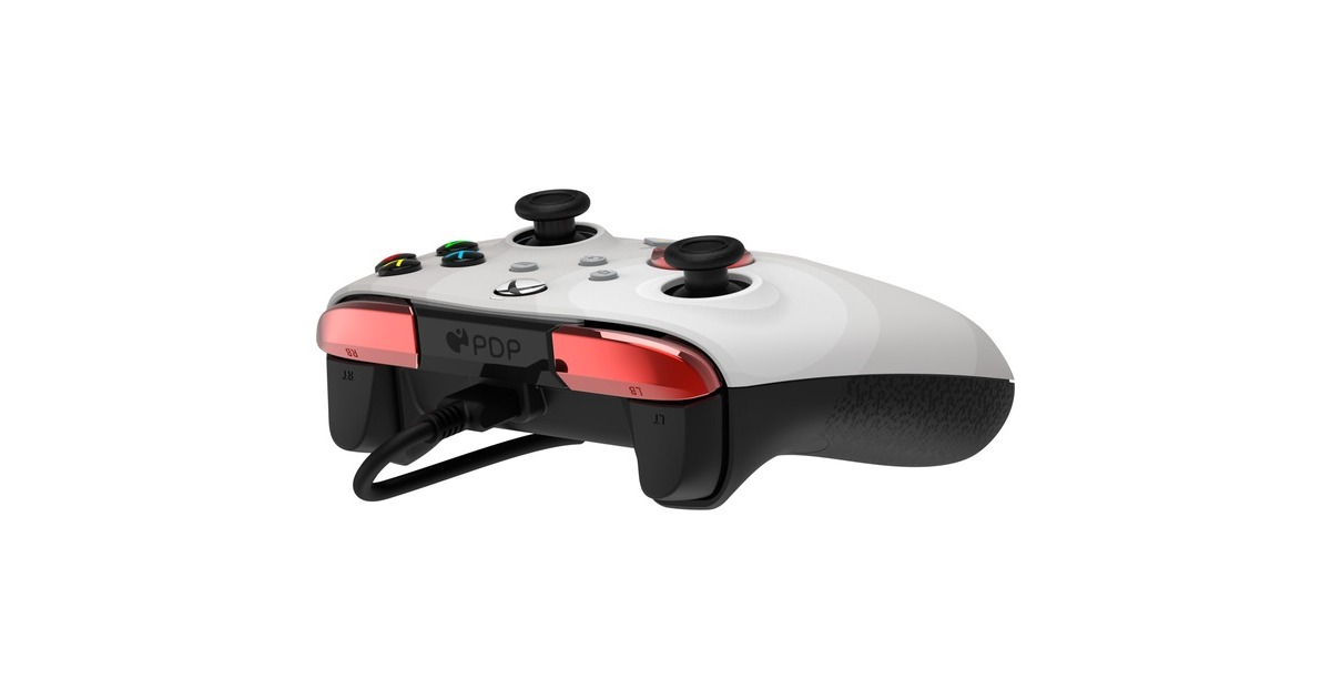 Pdp Rematch Advanced Wired Controller Radial White Gamepad Grau Rot F R Xbox Series X S