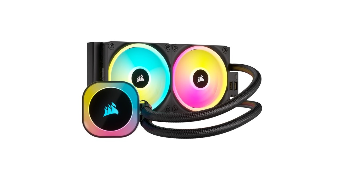 Corsair H100i RGB Platinum 水冷一体型 CPUクーラー Intel/AMD両対応