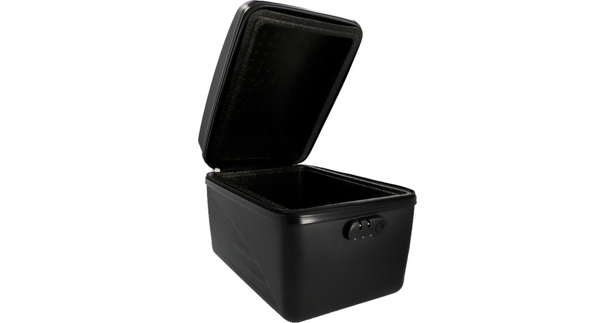 Gepäckbox FISCHER Gepäckträger-Box, Fahrrad schwarz isolierte