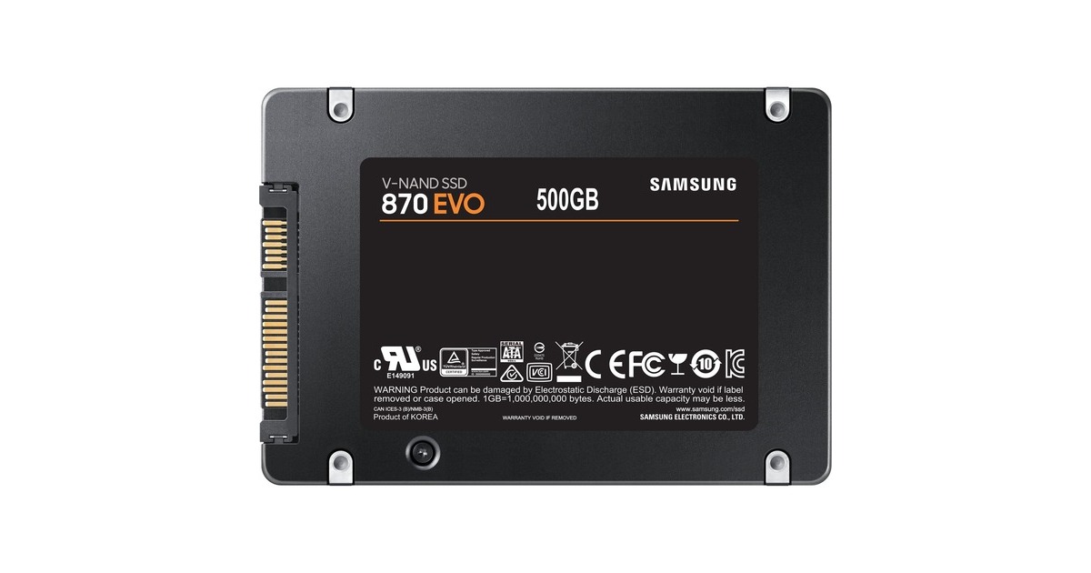 SAMSUNG 870 EVO 500 GB SSD SATA 6 Gb s 2 5