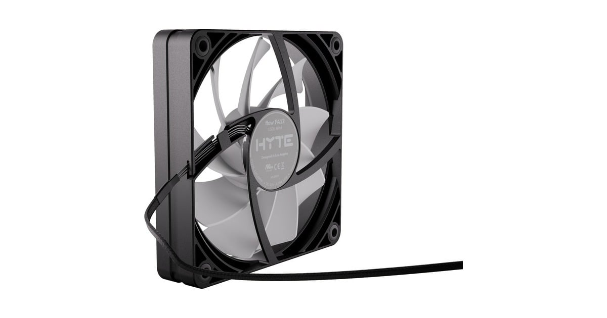 HYTE Flow FA12 Triple Fan Pack, Gehäuselüfter schwarz/grau, 3er Pack