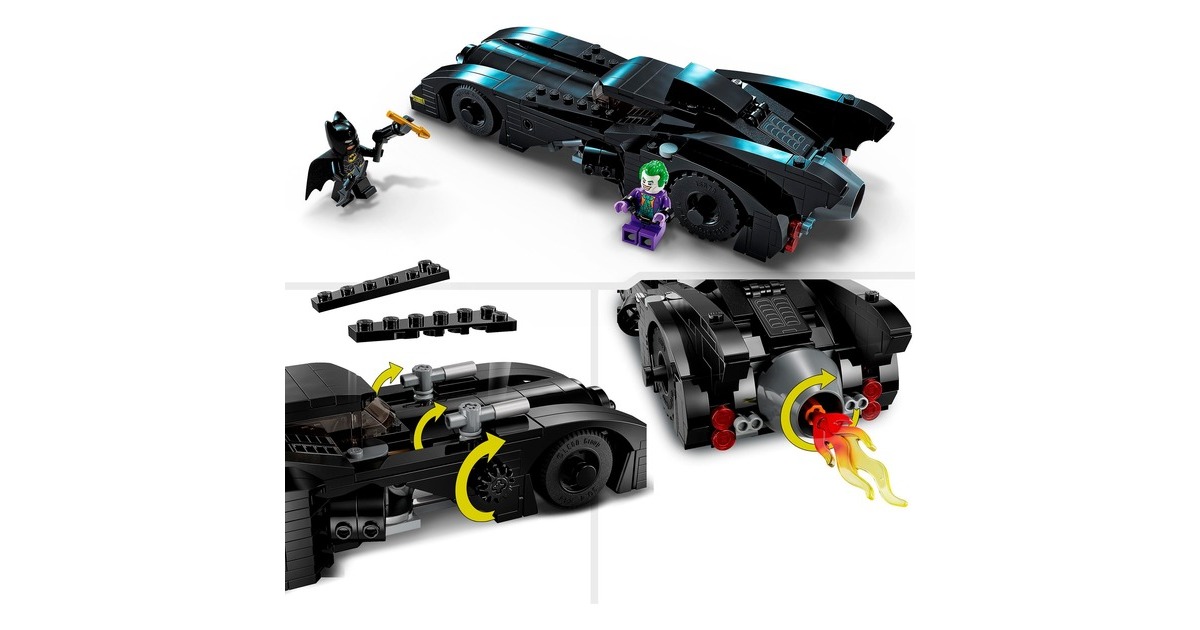 LEGO 76224 DC Super Heroes - Batmobile: Batman verfolgt den Joker,  Konstruktionsspielzeug