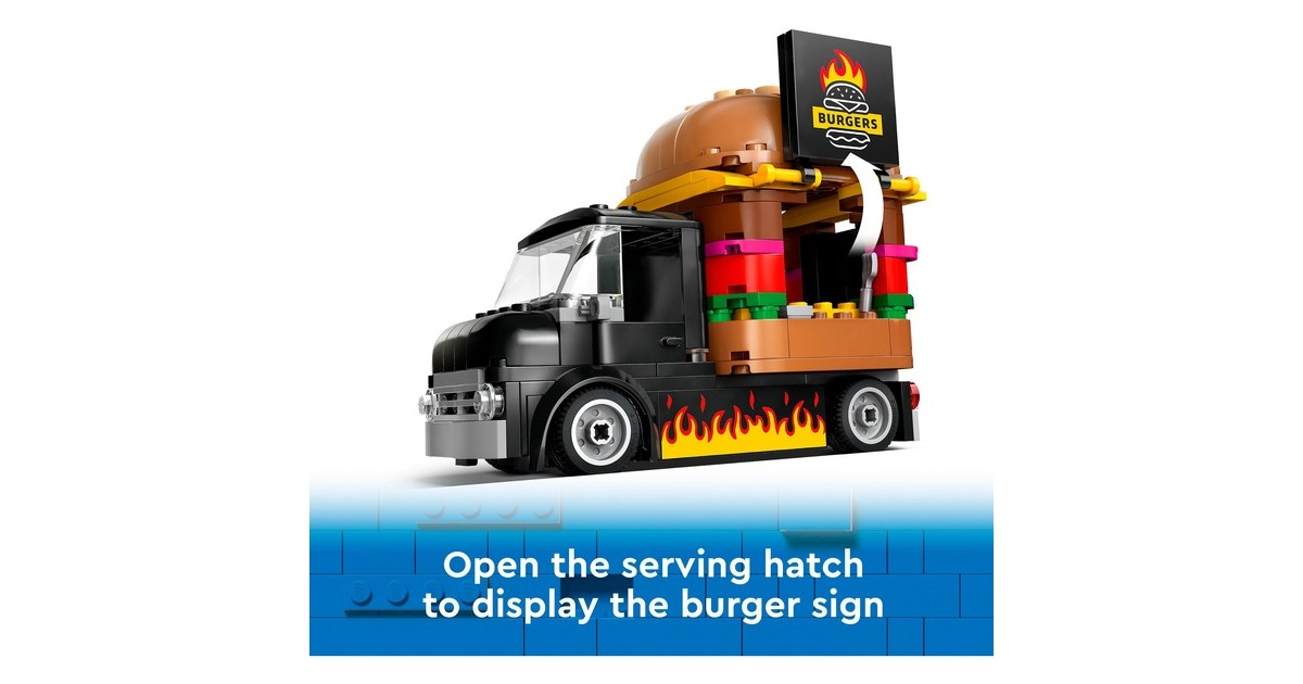 LEGO 60404 City Burger-Truck, Konstruktionsspielzeug