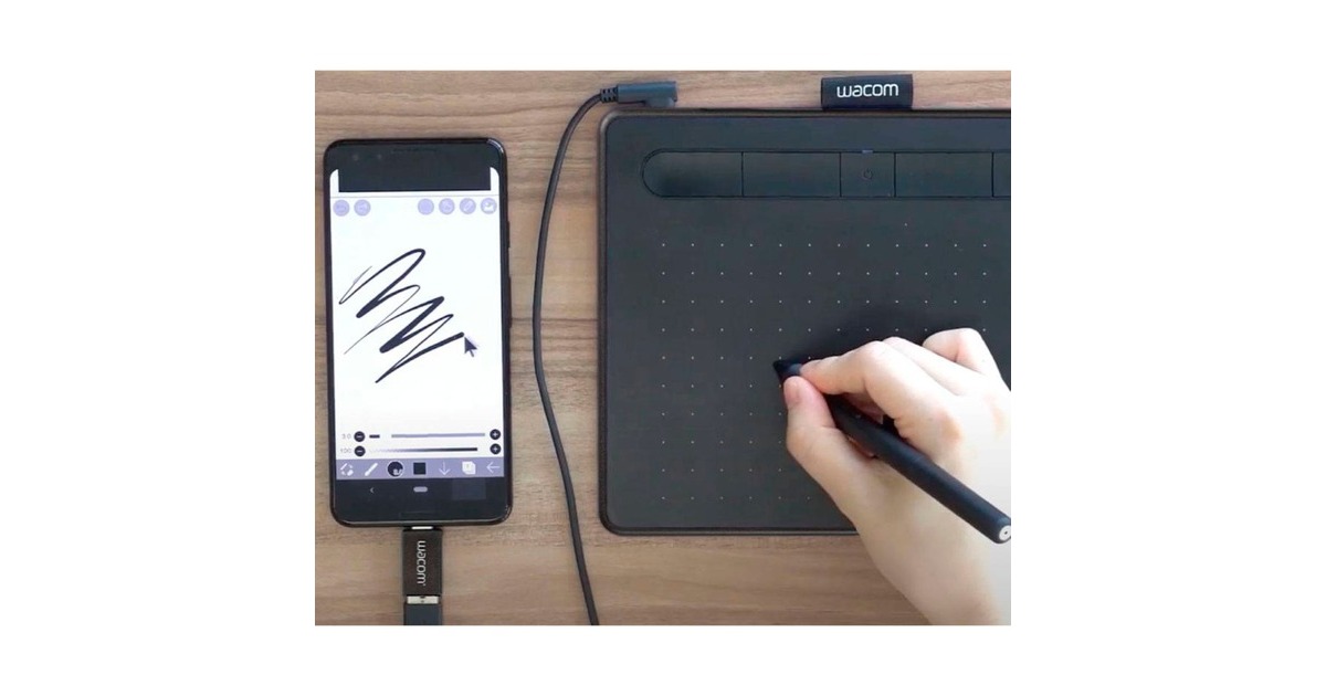 S Bluetooth, Edition Wacom schwarz, Intuos mit Manga Grafiktablett