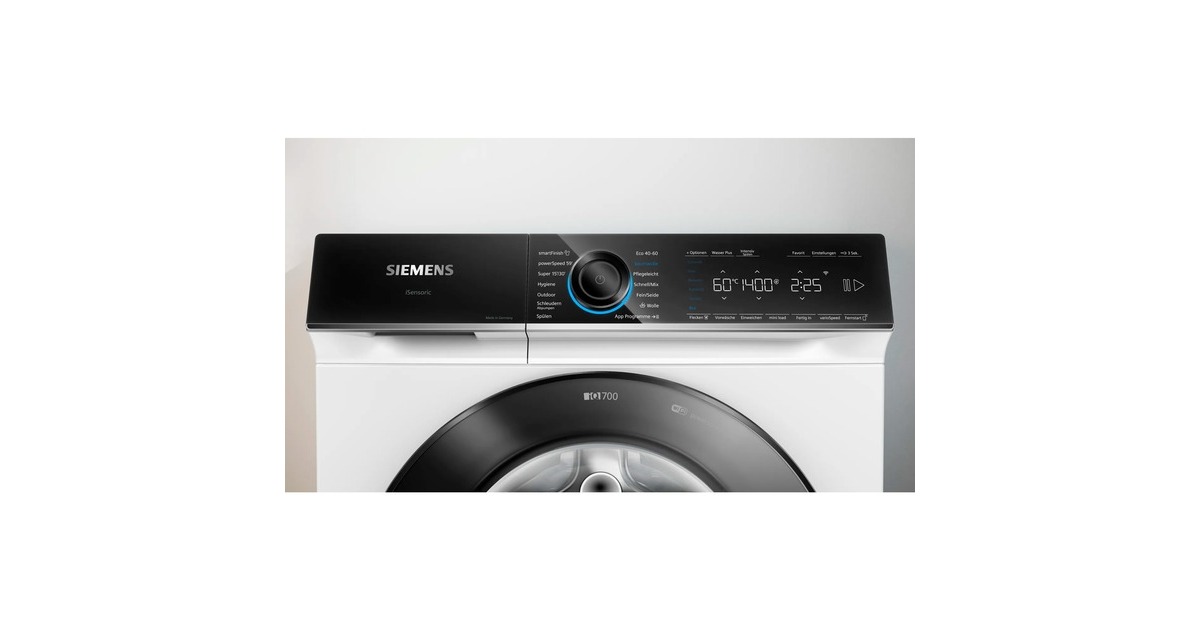 Siemens WG54B2030 IQ700, weiß/schwarz Waschmaschine