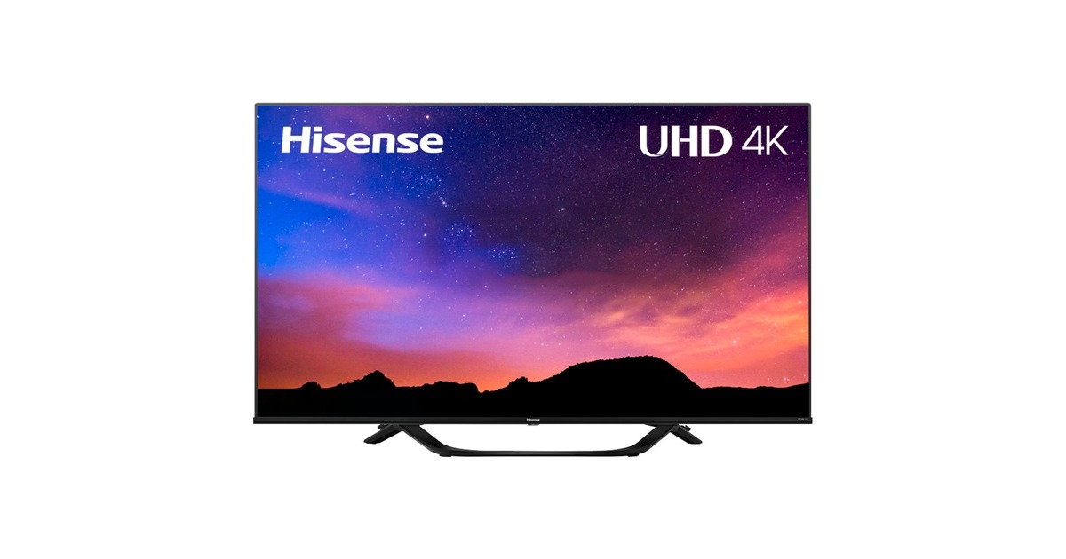 cm Triple LED-Fernseher Hisense schwarz, 43A66H, HDR Tuner, UltraHD/4K, (43 108 Zoll),