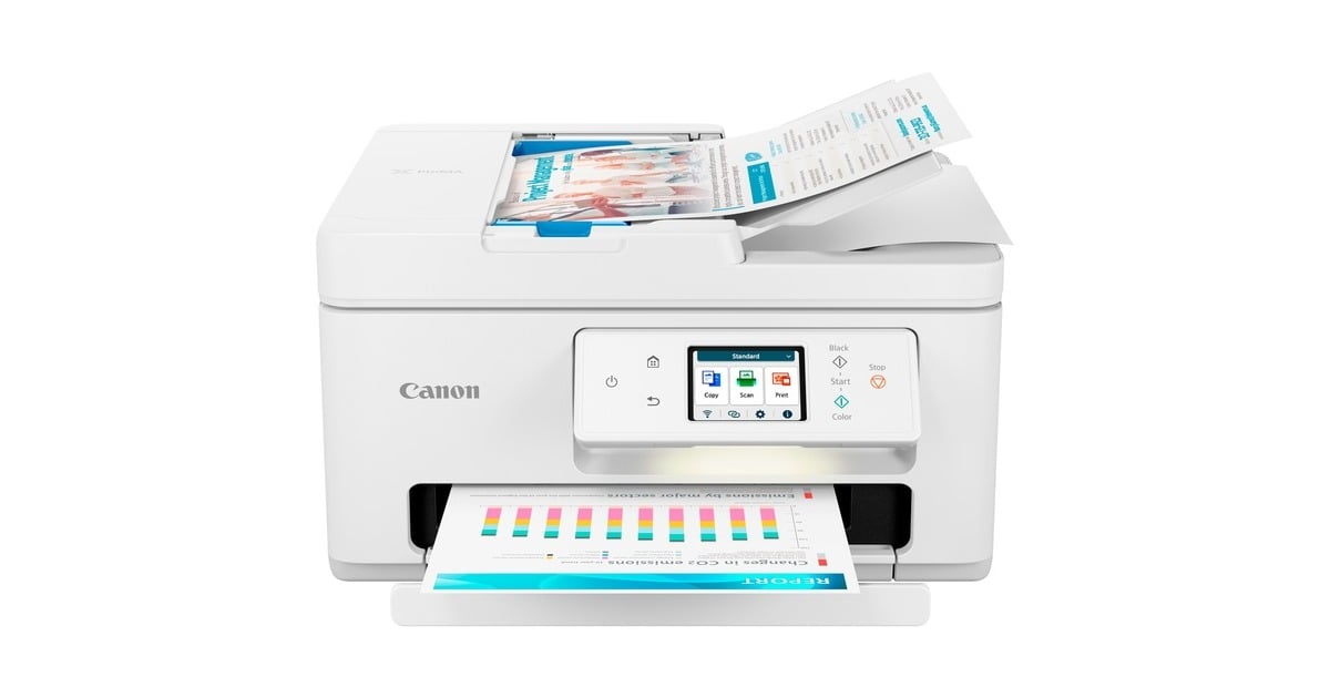 Canon Pixma Ts I Multifunktionsdrucker Wei Usb Wlan Scan Kopie Pixma Print Plan Outlet