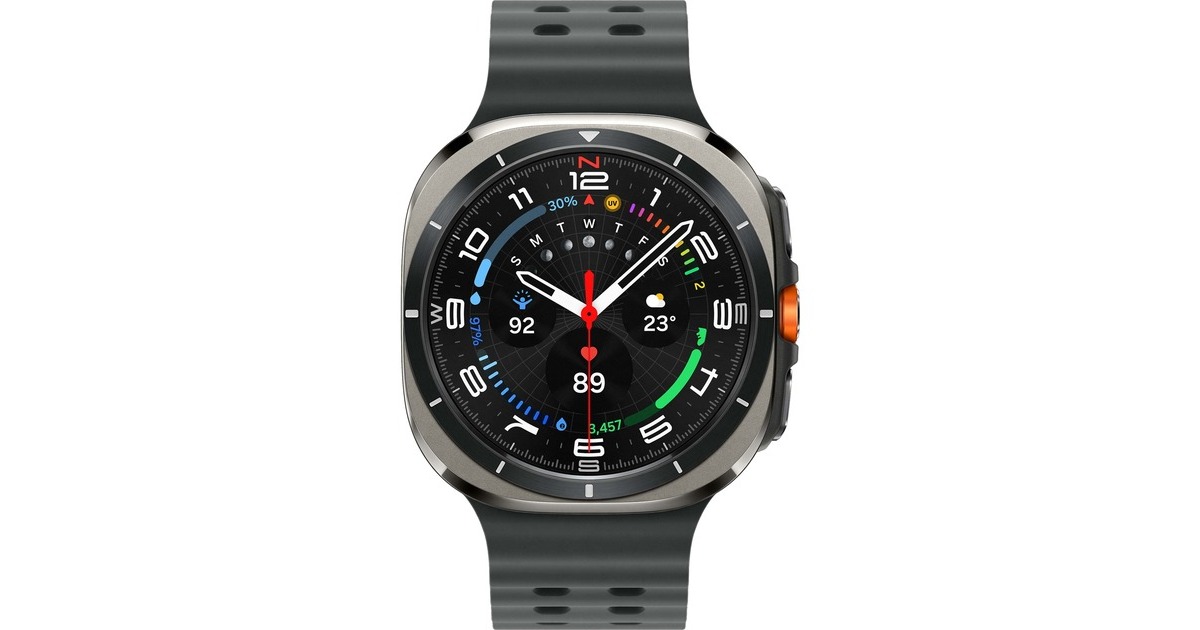 Samsung Galaxy Watch Ultra Smartwatch Titanium Silver Marine Band Dark Gray Mm Outlet