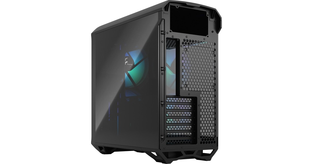 Fractal Design Torrent Compact RGB Tempered Glass E-ATX Mid-Tower Case,  Black FD-C-TOR1C-02