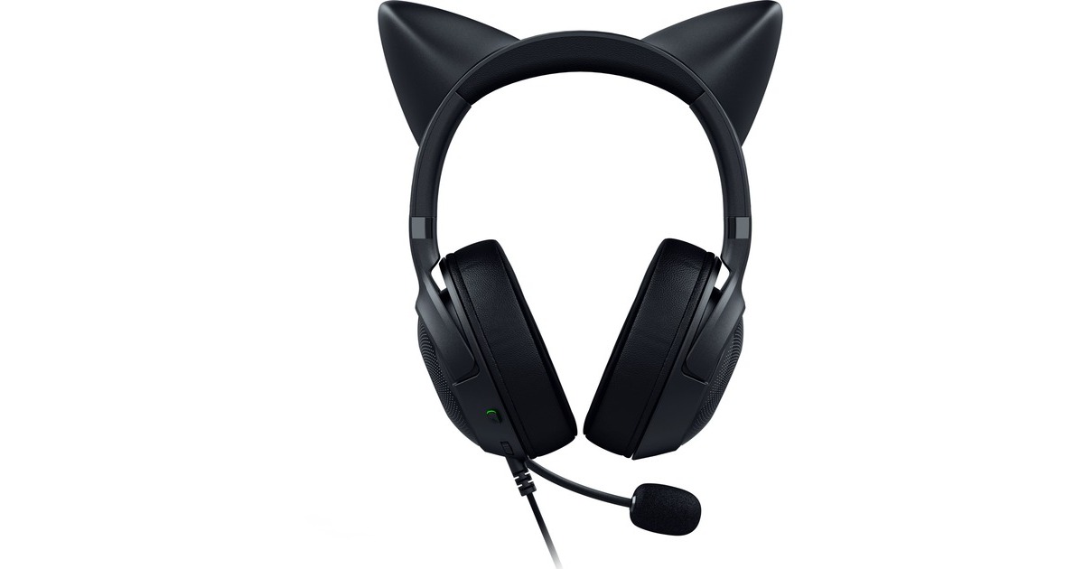 Black & Green fashion Kitty headset