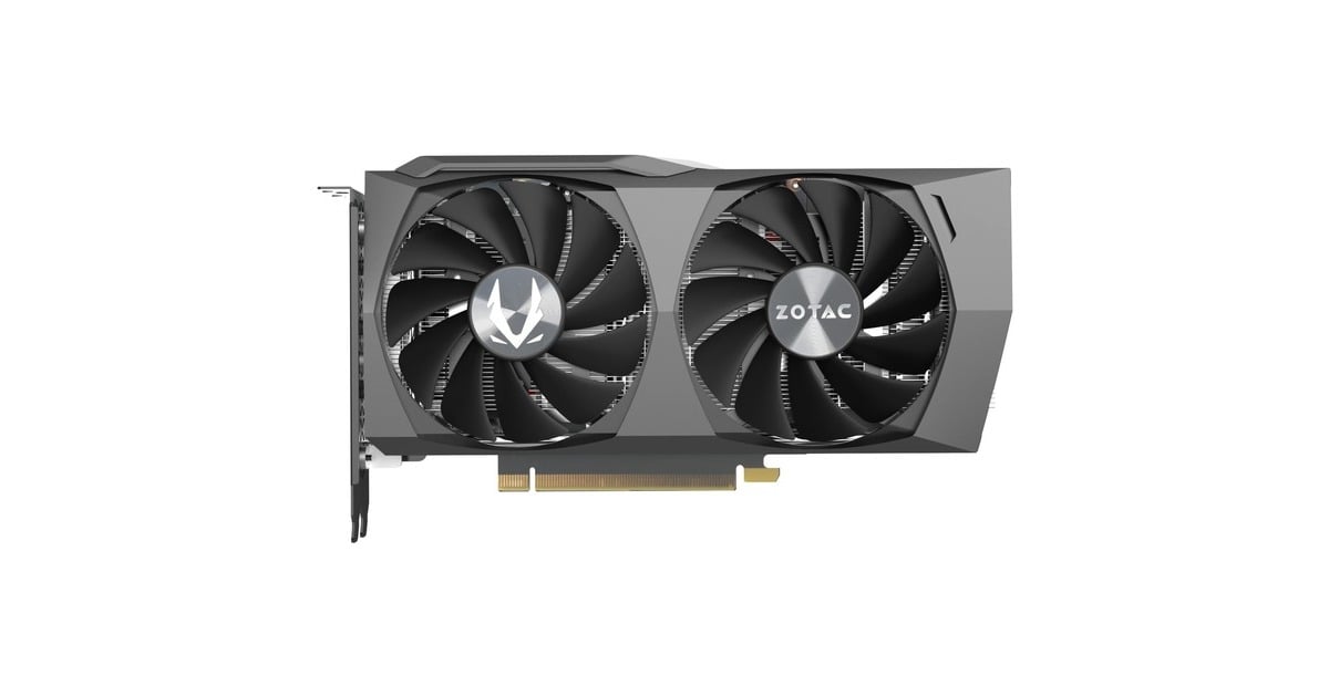 ZOTAC GeForce RTX 3060 TWIN EDGE, Grafikkarte 3x DisplayPort, 1x HDMI 2.1