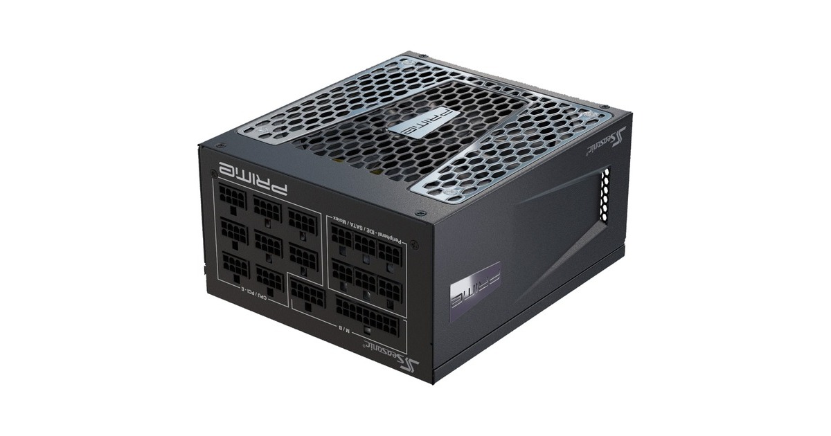 Seasonic PRIME TX-850, PC-Netzteil schwarz, 6x PCIe, Kabel