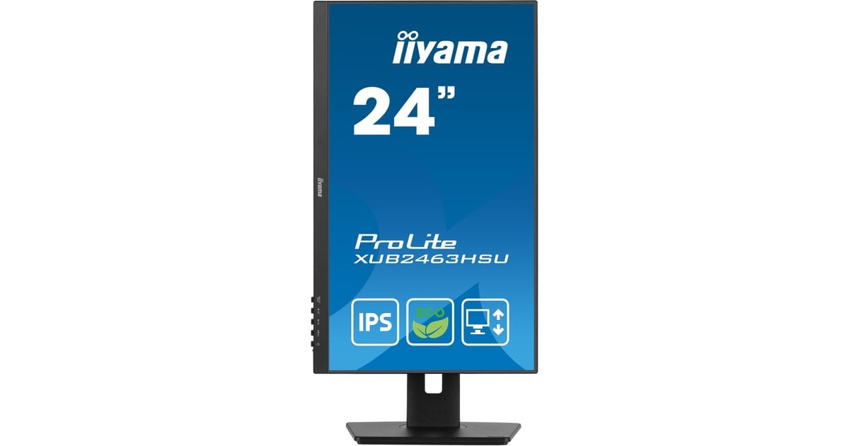 iiyama ProLite XUB2463HSU-B1, LED-Monitor 61 cm (24 Zoll), schwarz (matt),  FullHD, IPS, AMD Free-Sync, 100Hz Panel