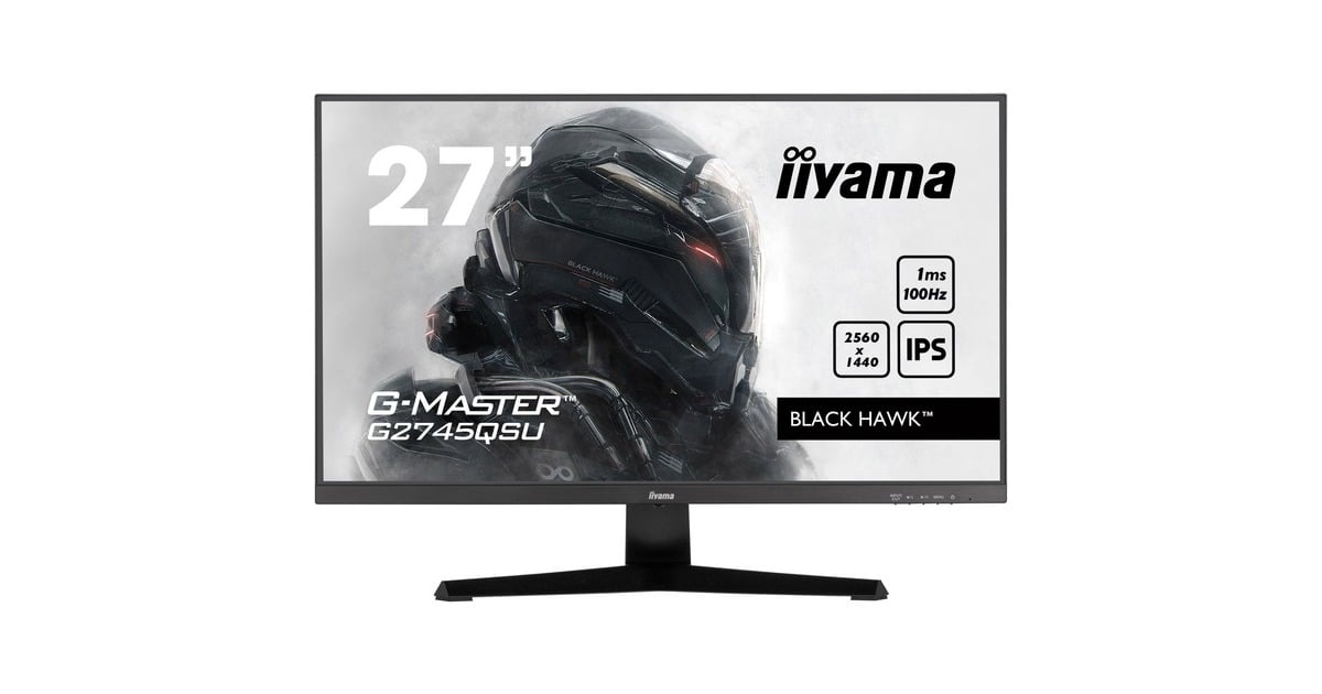 Iiyama G Master G2745QSU B1 Gaming Monitor 69 Cm 27 Zoll Schwarz Matt QHD IPS AMD Free