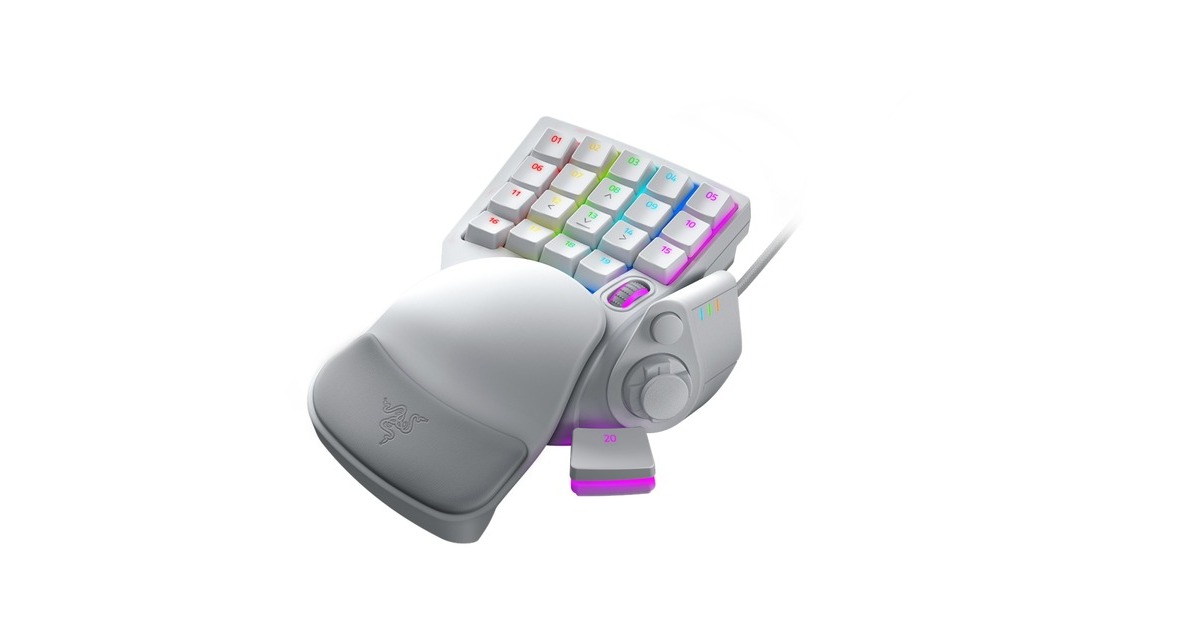 Razer Tartarus Pro Mercury White - PC周辺機器