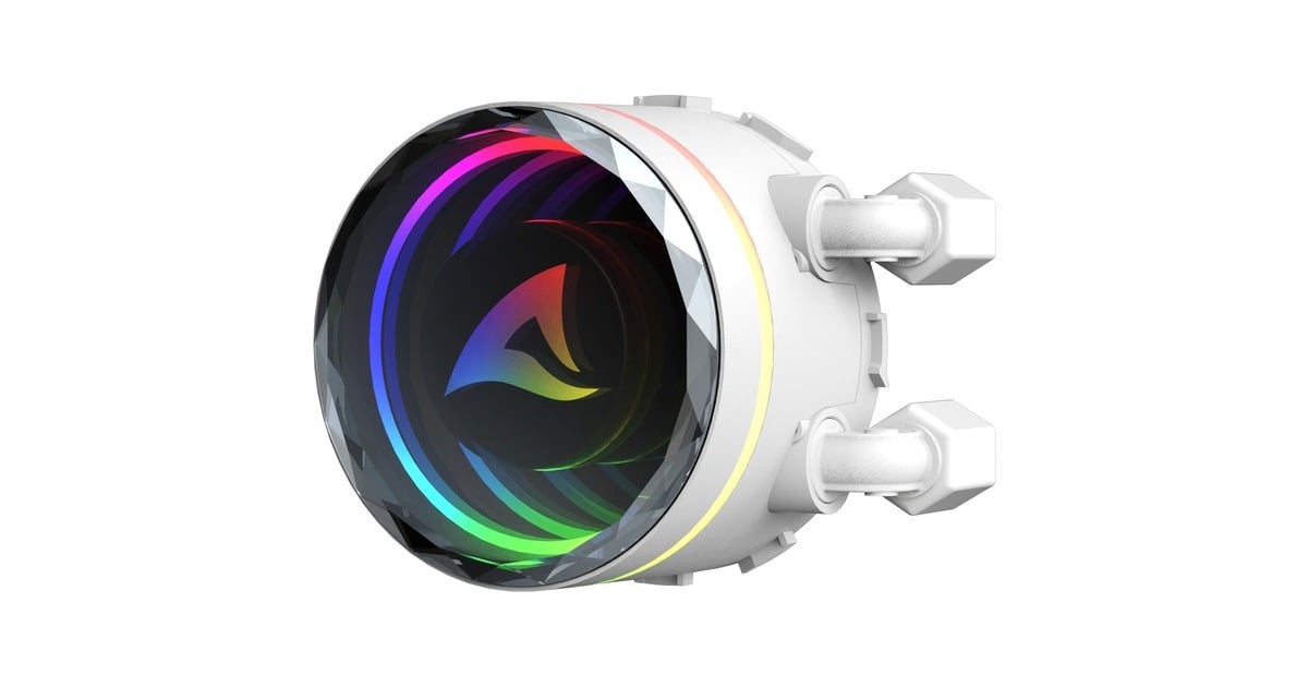 Sharkoon CPU-Wasserkühler - S70 RGB AIO 240mm (max. 35 dB (A); max. 131,93  m3/h; 2x12cm, A-RGB LED)