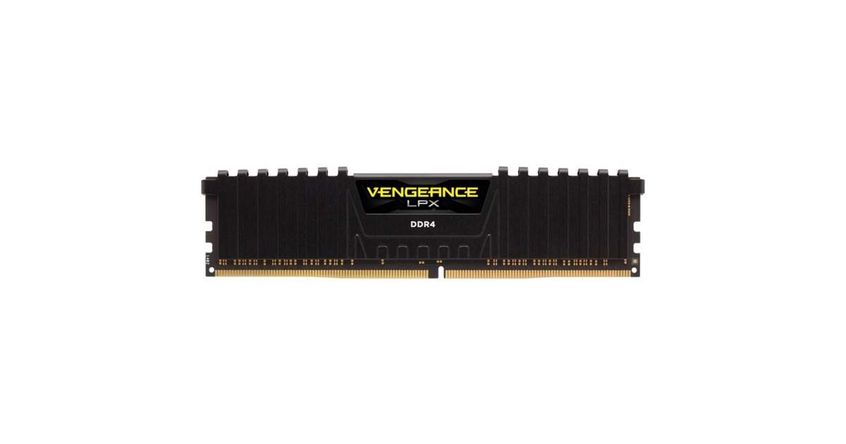 Corsair DIMM 64 GB DDR4-3200 INTEL 32 XMP GB) schwarz, Arbeitsspeicher Dual-Kit, Vengeance (2x LPX, CMK64GX4M2E3200C16