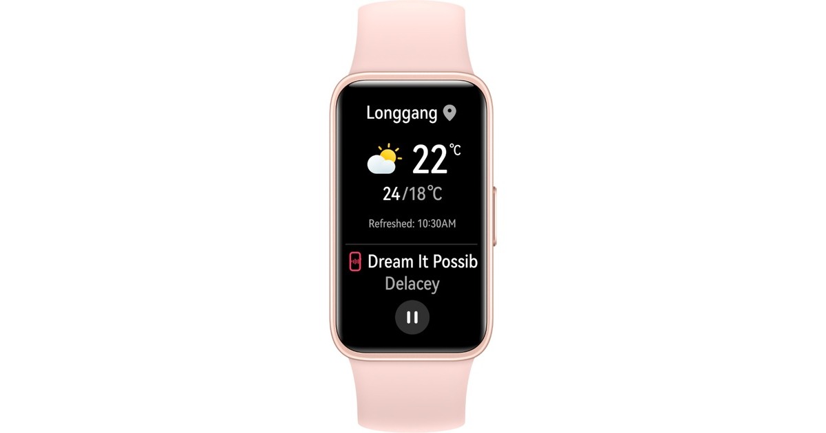 Huawei 8 Silikon-Armband Fitnesstracker (Ahsoka-B19), Band pink,