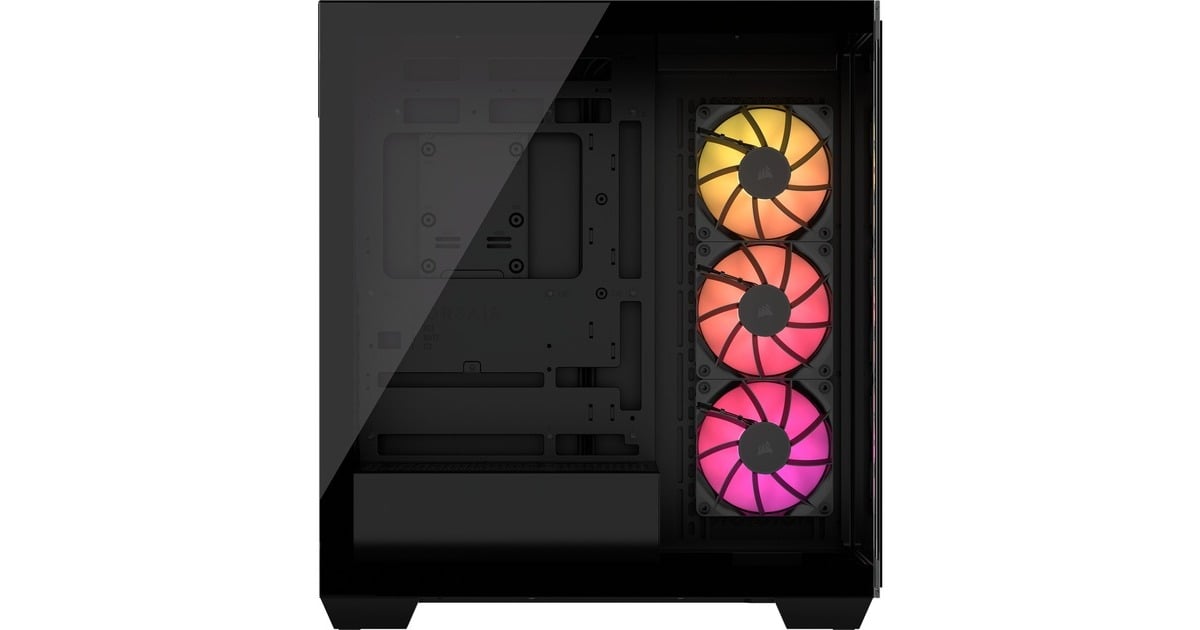 Corsair 3500X ARGB, Tower-Gehäuse schwarz, Tempered Glass