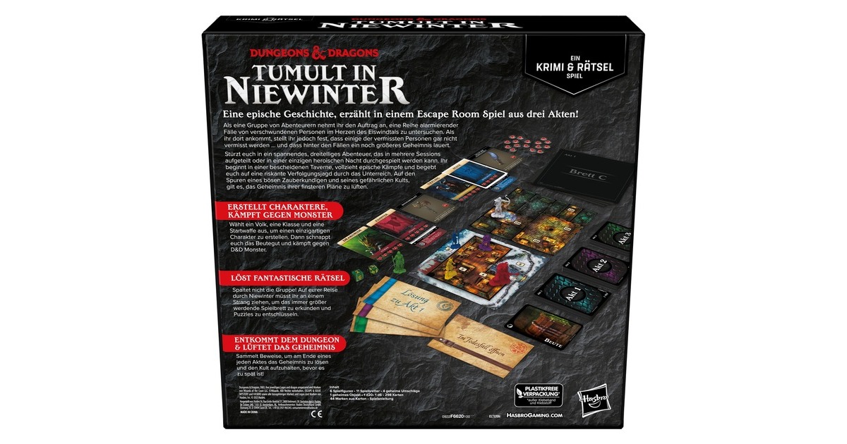 Dungeons & Dragons: Tumult in Niewinter, A Crime and Puzzle Game