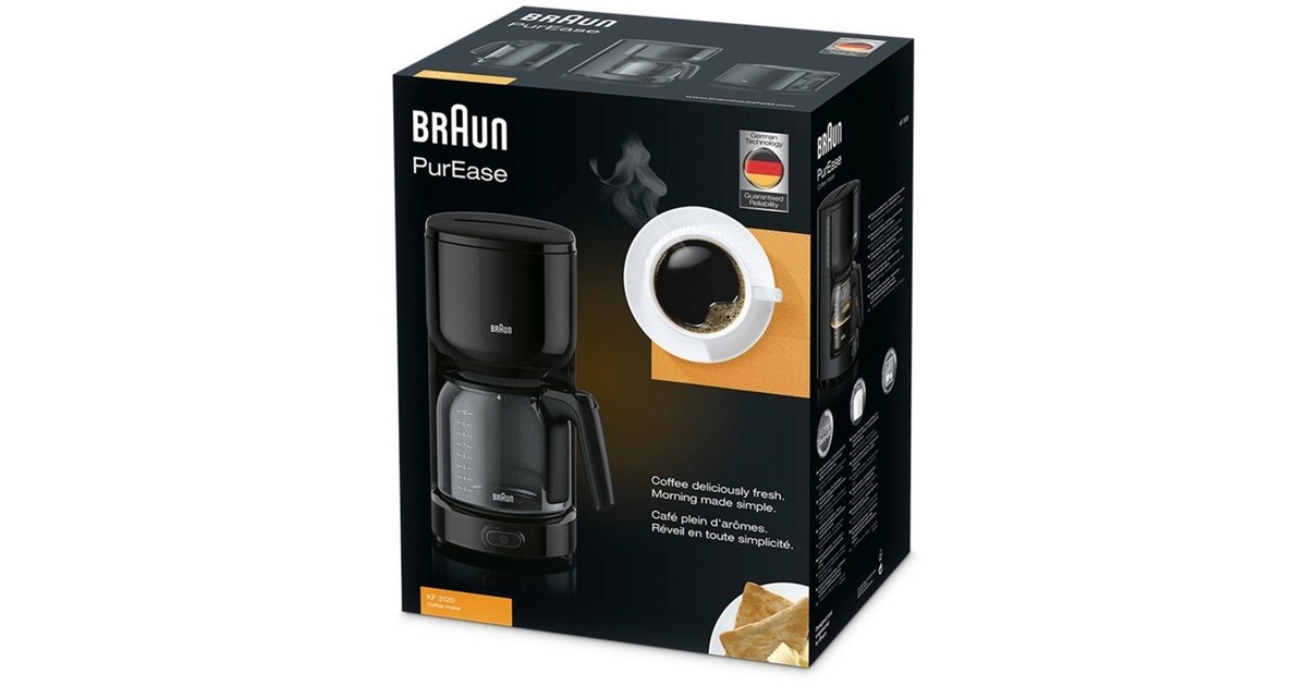 PurEase Braun BK, schwarz KF 3120 Filtermaschine