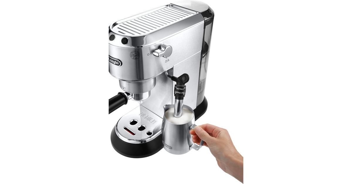 DELONGHI Dedica Style EC685.M Espressomaschine Silber Matt