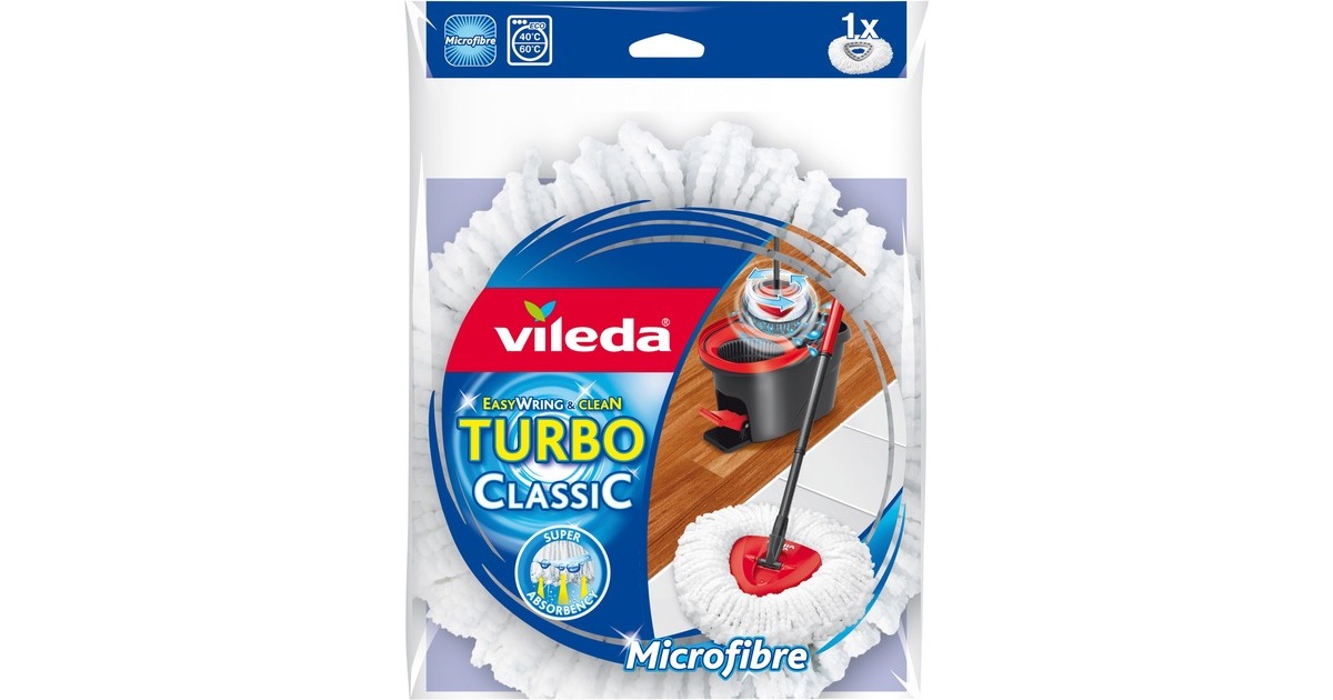 Vileda Turbo 3in1 EasyWring&Clean Wischmopp Ersatzköpfe, Mikrofaser Mo –  EveryMarket