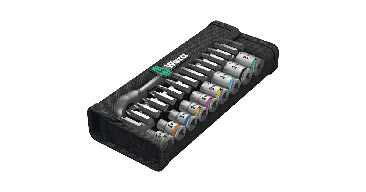 Wera Zyklop Metal Knarrensatz 8100 Sa 8 Werkzeug Set 28 Teilig Mit