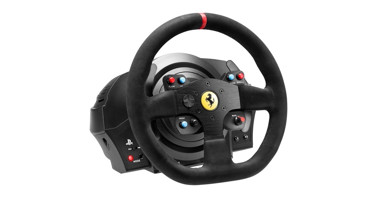 Thrustmaster T300 Ferrari Integral Racing Wheel, Lenkrad schwarz, Alcantara  Edition