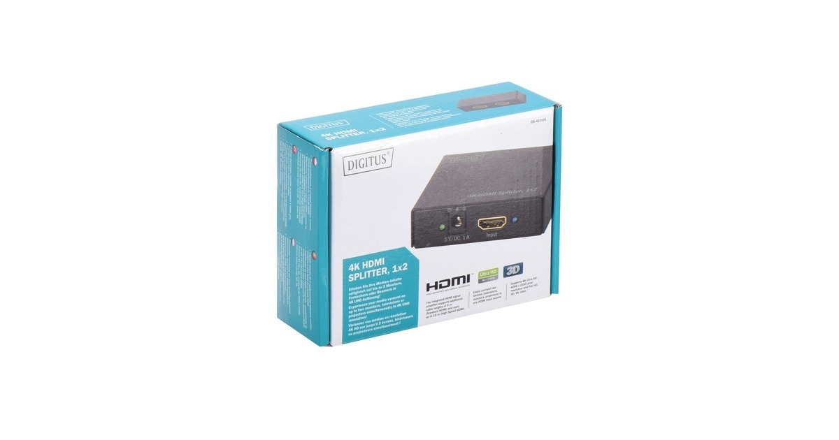 DIGITUS HDMI Splitter 1x2 4K/60Hz - Arvutitark