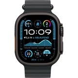 Apple Watch Ultra 2, Smartwatch schwarz, 49 mm, Trail Loop schwarz M/L, Titangehäuse, Cellular