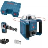 Bosch Rotationslaser GRL 400 H Professional blau/schwarz, rote Laserlinie, mit Laser-Empfänger LR 45, in L-BOXX