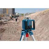 Bosch Rotationslaser GRL 400 H Professional blau/schwarz, rote Laserlinie, mit Laser-Empfänger LR 45, in L-BOXX