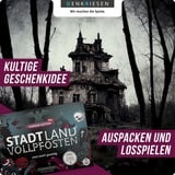 Denkriesen Stadt Land Vollpfosten - Horror Edition, Partyspiel A4-Spielblock