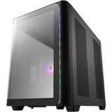 FSP M580-BA bk, Tower-Gehäuse schwarz, Tempered Glass x 2