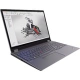 Lenovo ThinkPad P16 G2 (21FA004TGE), Notebook grau/schwarz, Windows 11 Pro 64-Bit, 40.6 cm (16 Zoll) & 165 Hz Display, 1 TB SSD